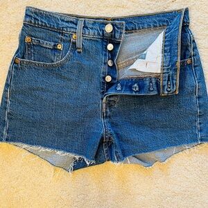 Levi's Classic Blue Jean Shorts